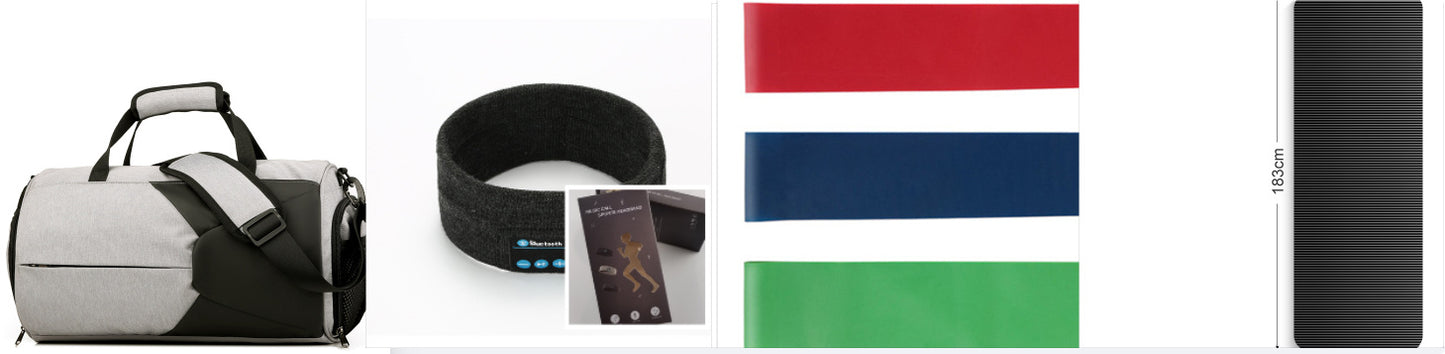 Bandeau sans fil compatible Bluetooth pour le fitness et le yoga en extérieur