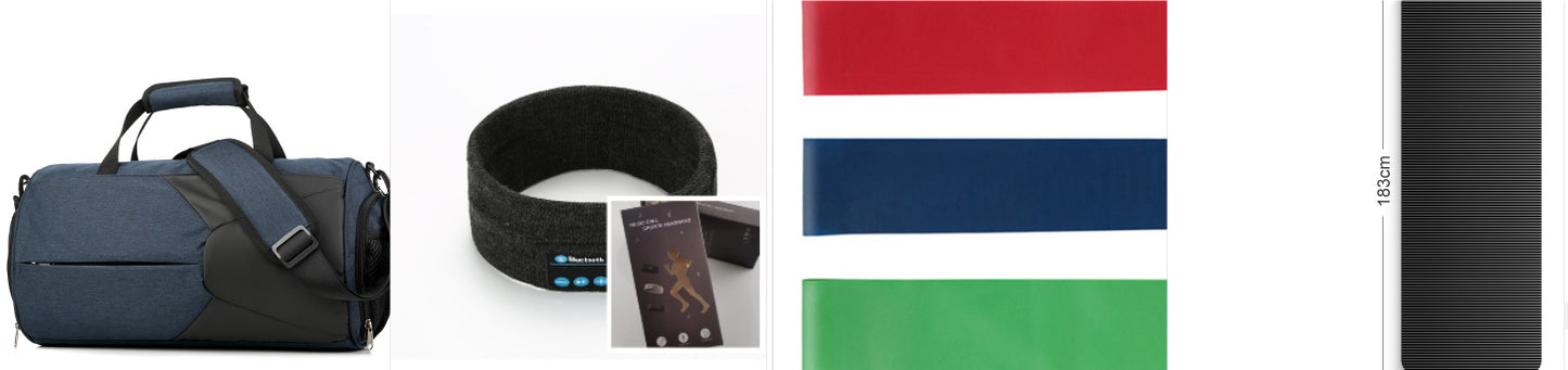 Bandeau sans fil compatible Bluetooth pour le fitness et le yoga en extérieur